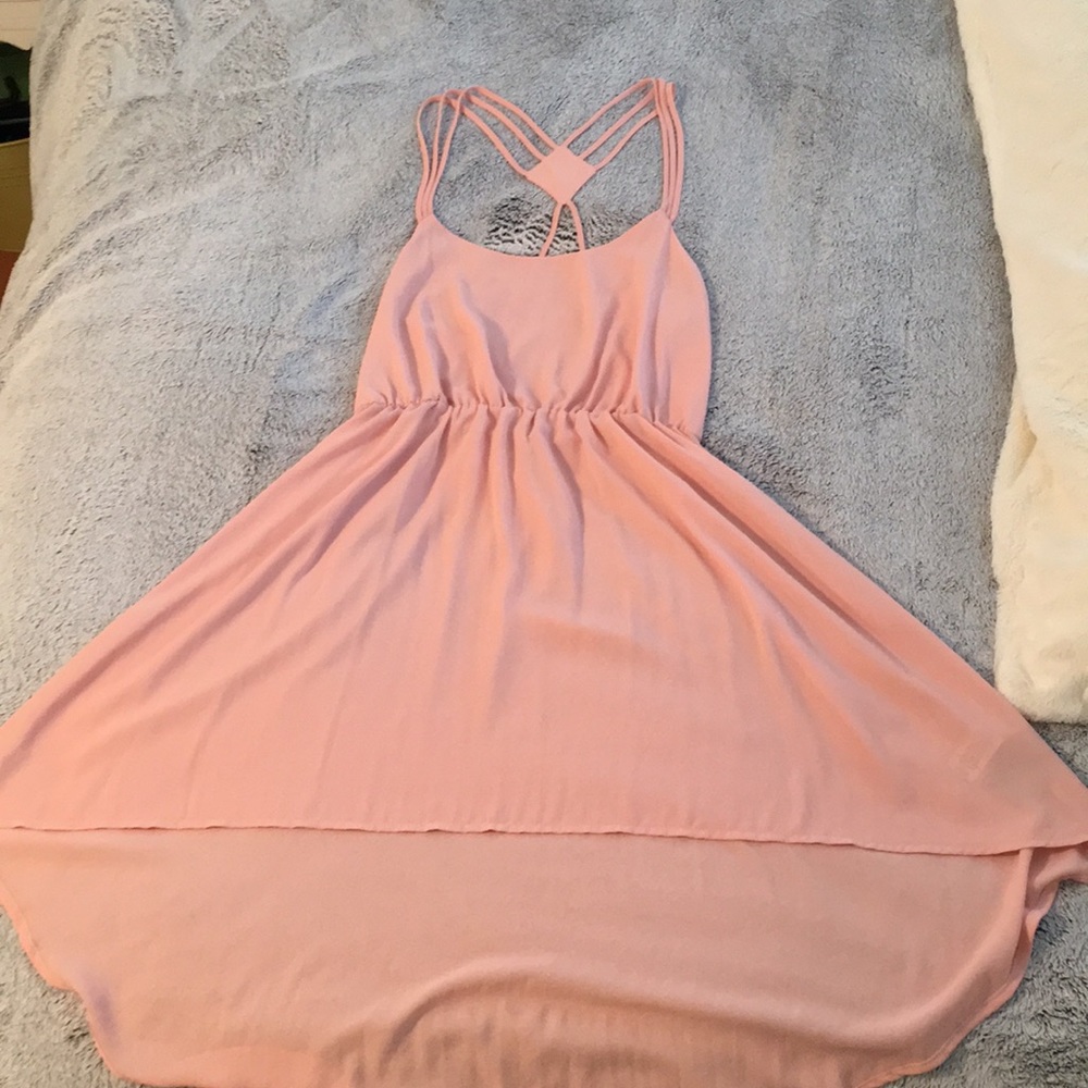 Hi-low Spaghetti strap dress